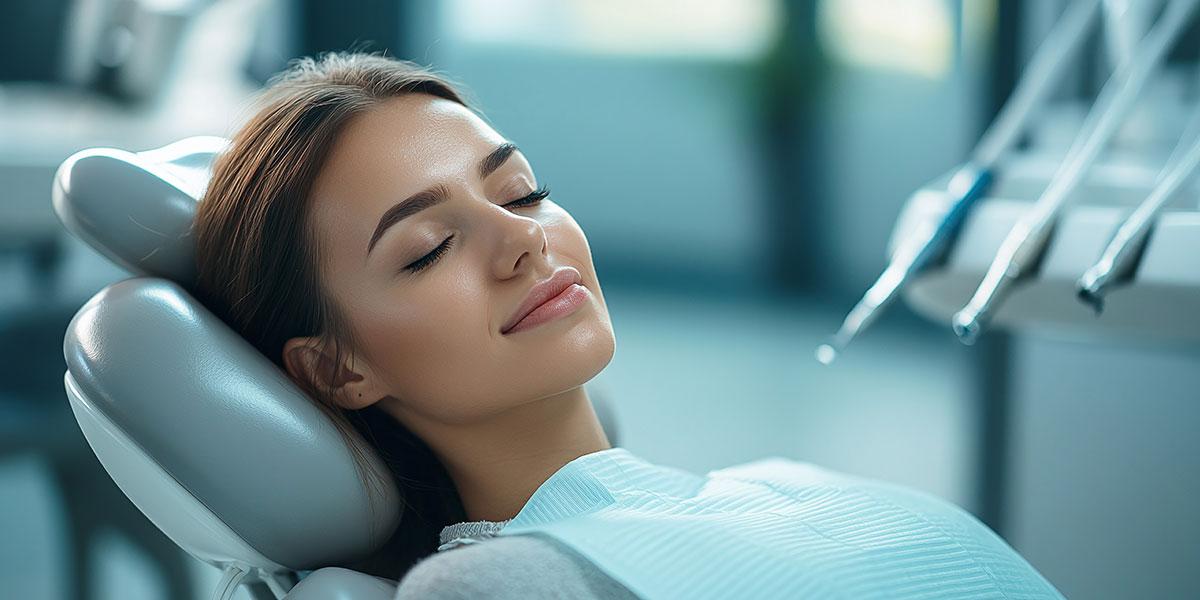 dental patient relaxed from sedation dentistry